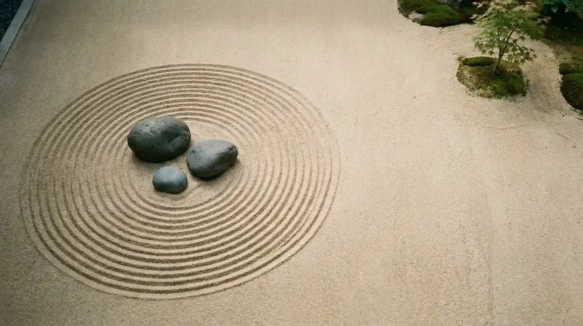 竞彩网 书斋枯山水沙盘全景